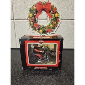 Harley Davidson North Pole Motorcycle Club Ornament Mrs. Claus 2001 Cavanagh